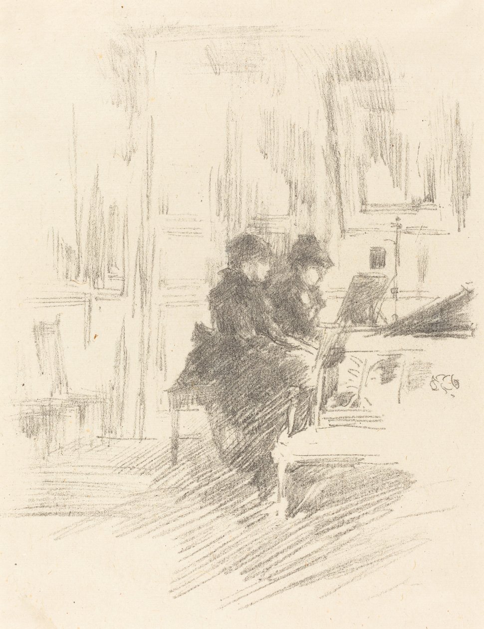 Duet, nr 2, 1894. autorstwa James Abbott McNeill Whistler