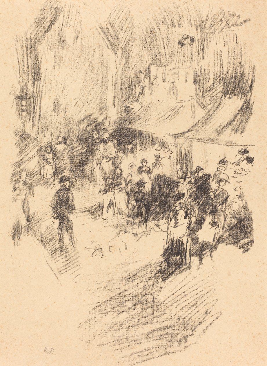 Targi, 18951896. autorstwa James Abbott McNeill Whistler