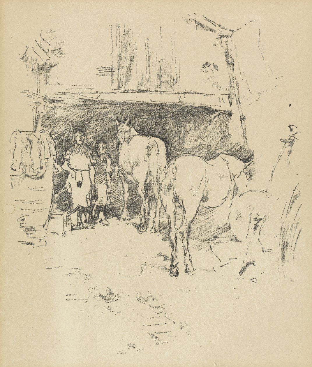 Kuźnia autorstwa James Abbott McNeill Whistler