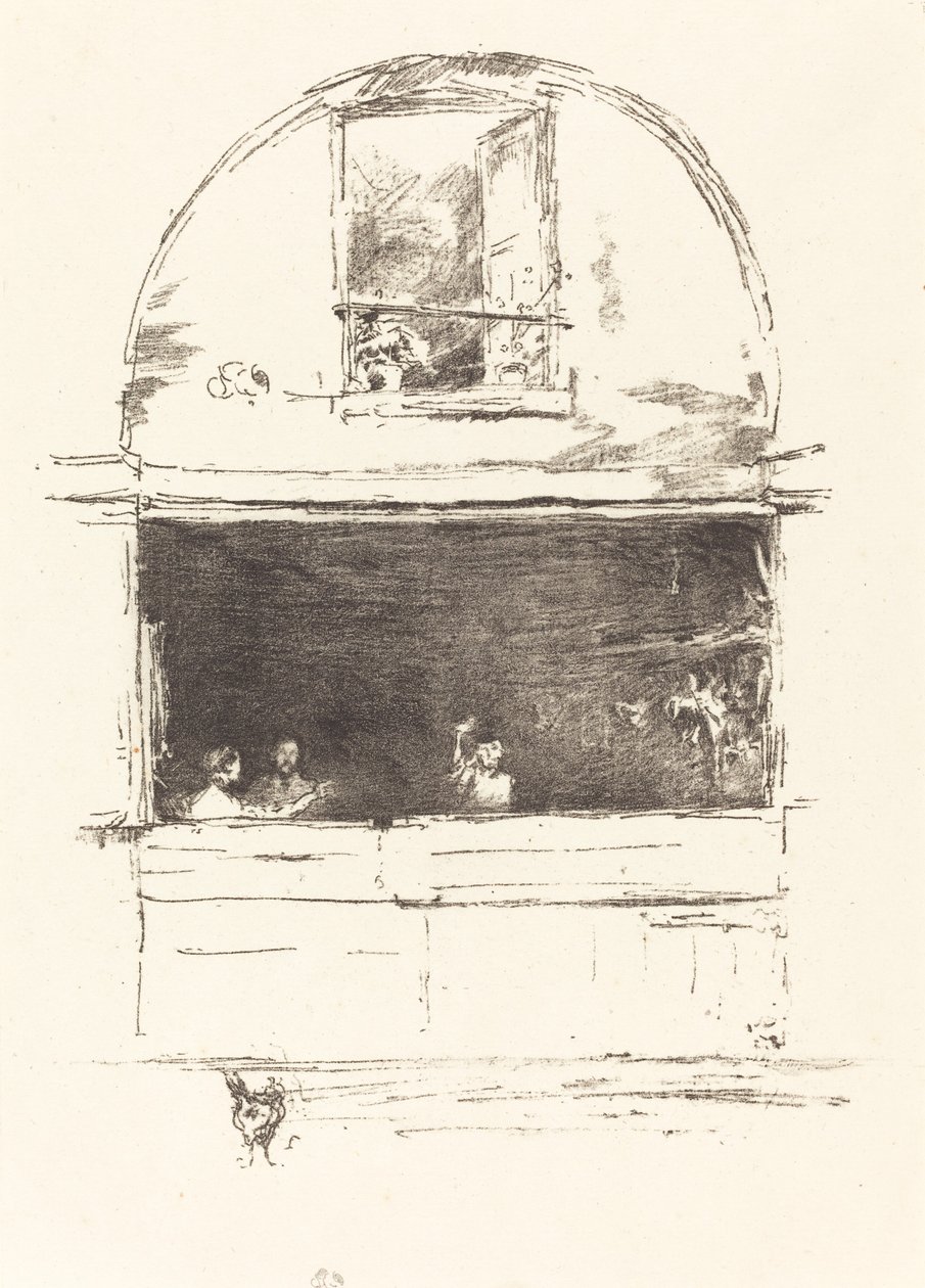 Kuźnia, Passage du Dragon, 1894. autorstwa James Abbott McNeill Whistler