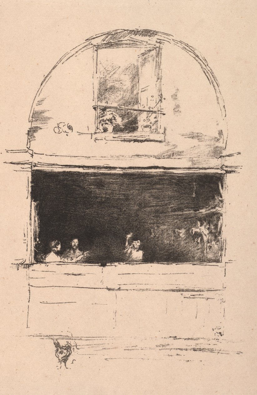 Kuźnia, Passage du Dragon, 1894. autorstwa James Abbott McNeill Whistler