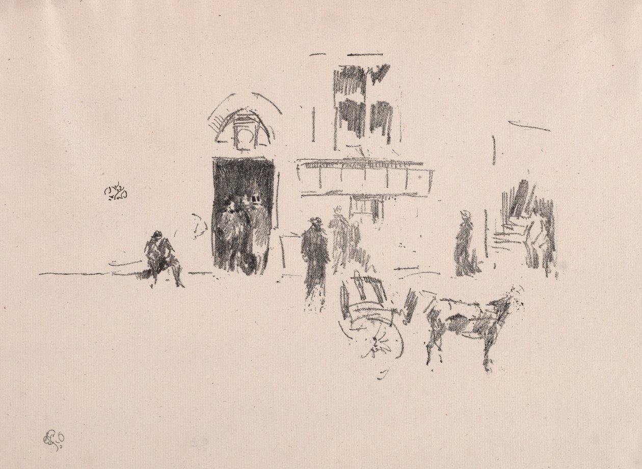 Wesołe drzwi sceny, 1879. autorstwa James Abbott McNeill Whistler