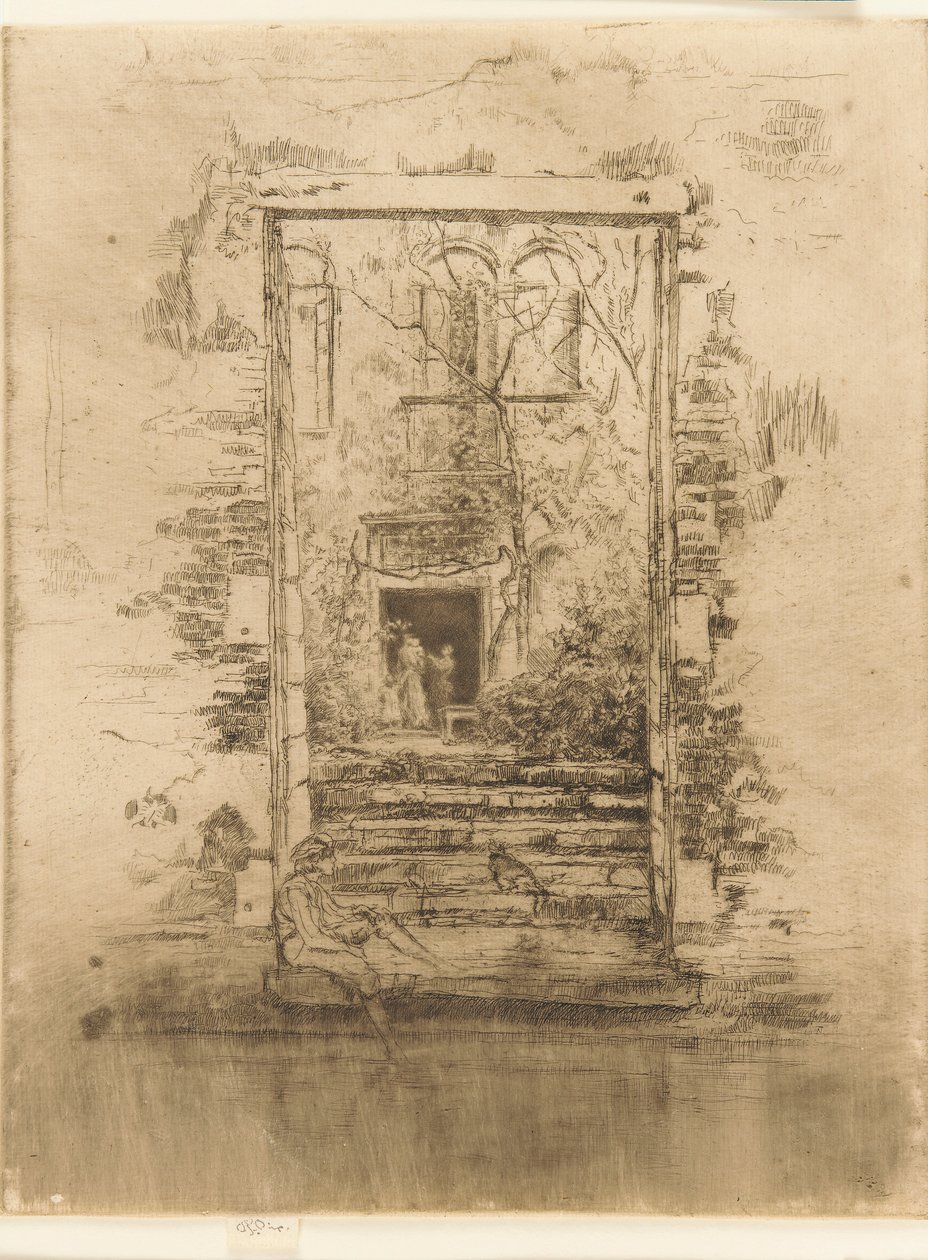 Ogród, 1879-1880. autorstwa James Abbott McNeill Whistler