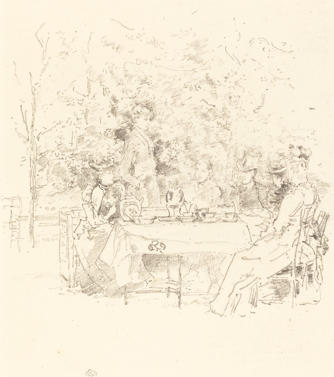 Ogród, 1891. autorstwa James Abbott McNeill Whistler