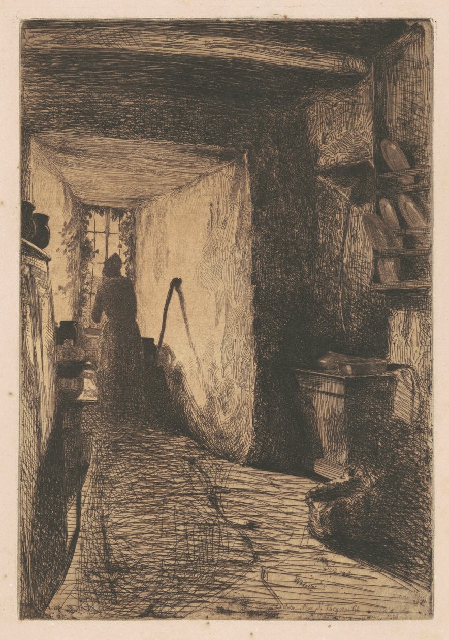 Kuchnia, 1858. autorstwa James Abbott McNeill Whistler