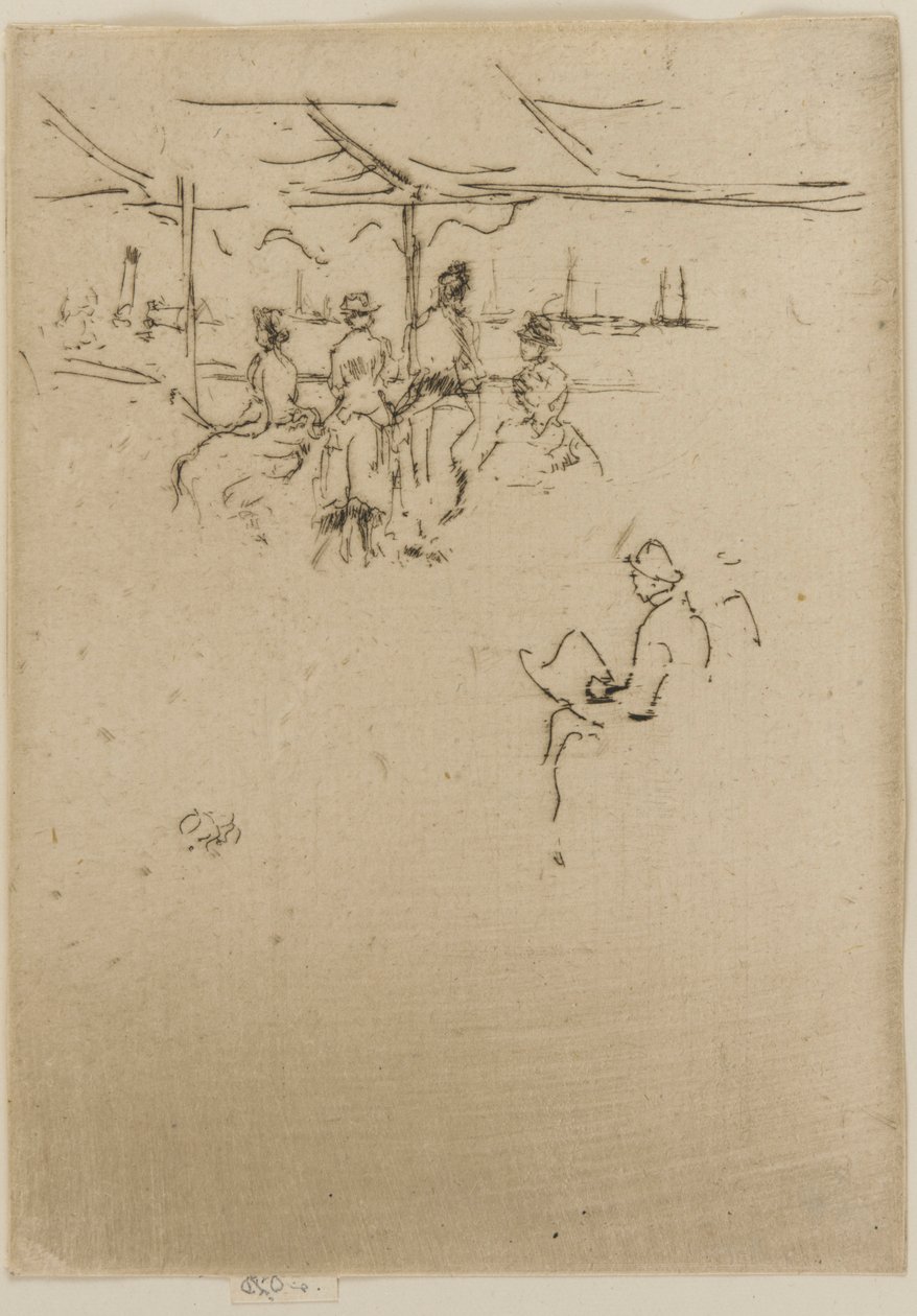Lądowisko, Krowy, 1887. autorstwa James Abbott McNeill Whistler