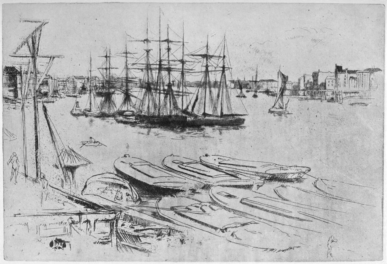 Duży basen, 1879 1904. autorstwa James Abbott McNeill Whistler