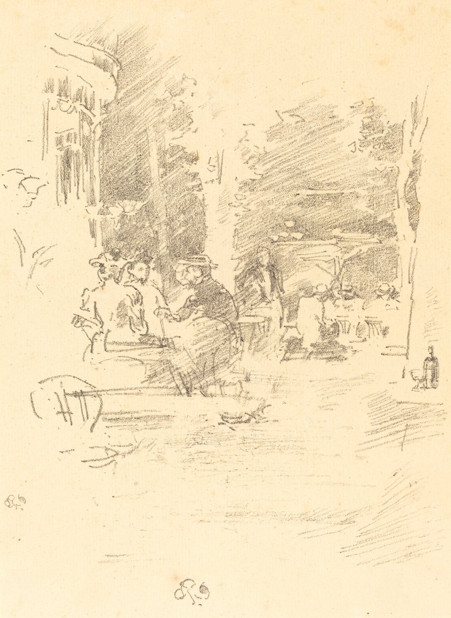 Mała kawiarnia au Bois, 1894. autorstwa James Abbott McNeill Whistler