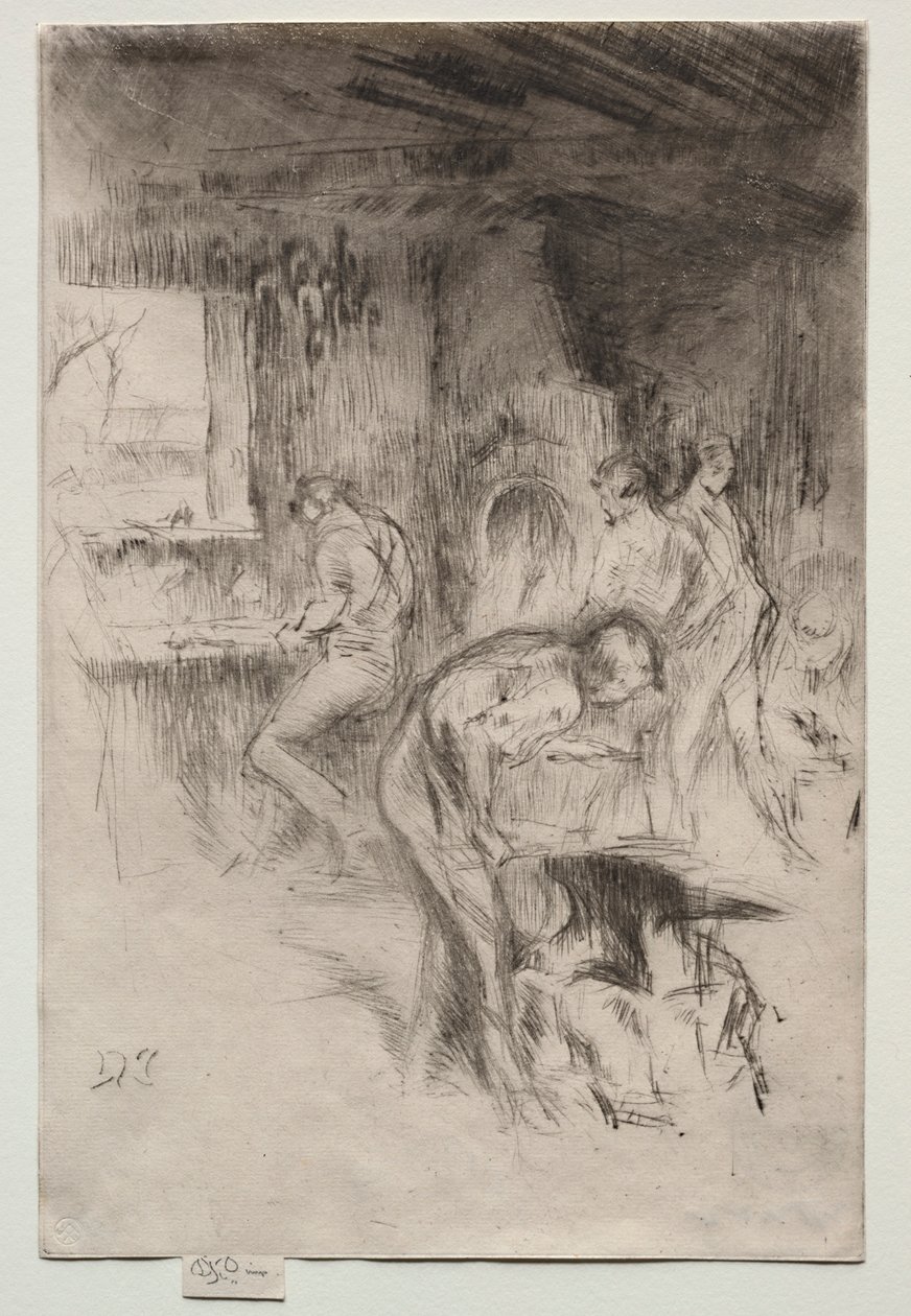 Mała Kuźnia. autorstwa James Abbott McNeill Whistler