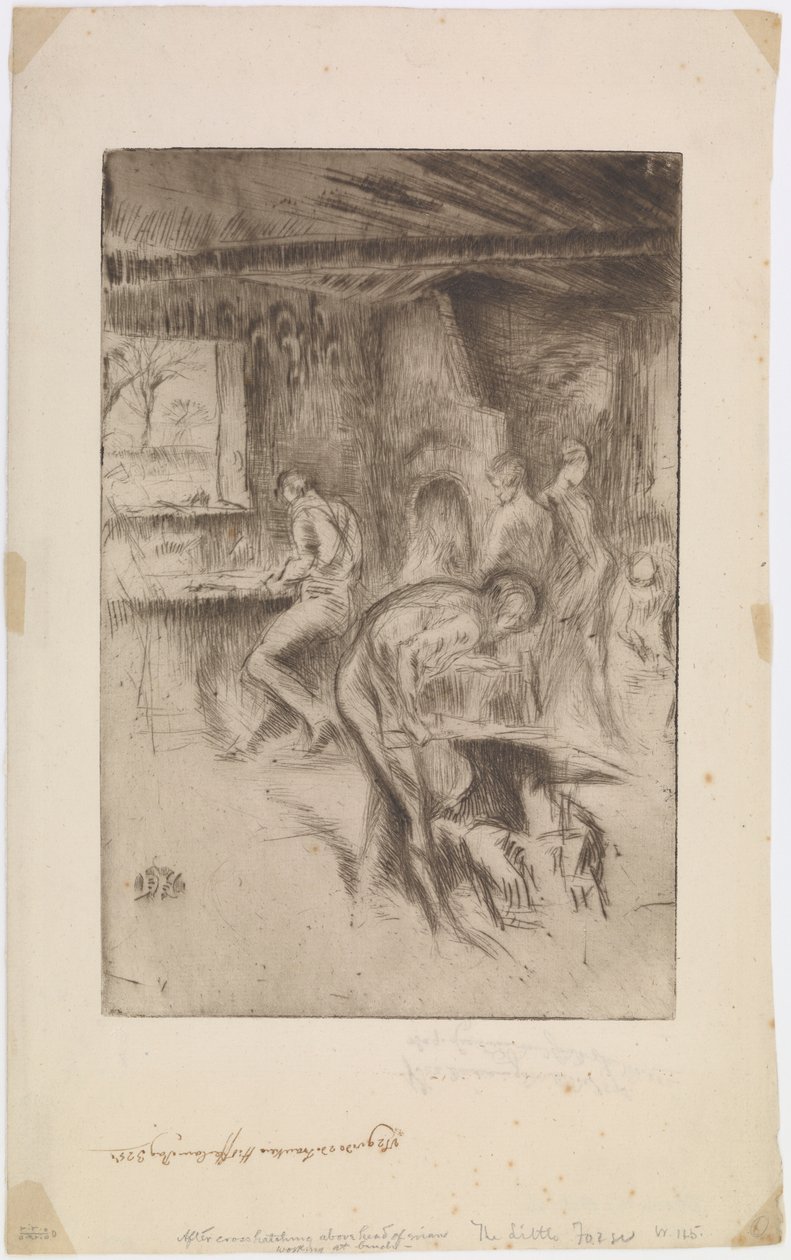 Mała Kuźnia, Liverpool, 1875. autorstwa James Abbott McNeill Whistler