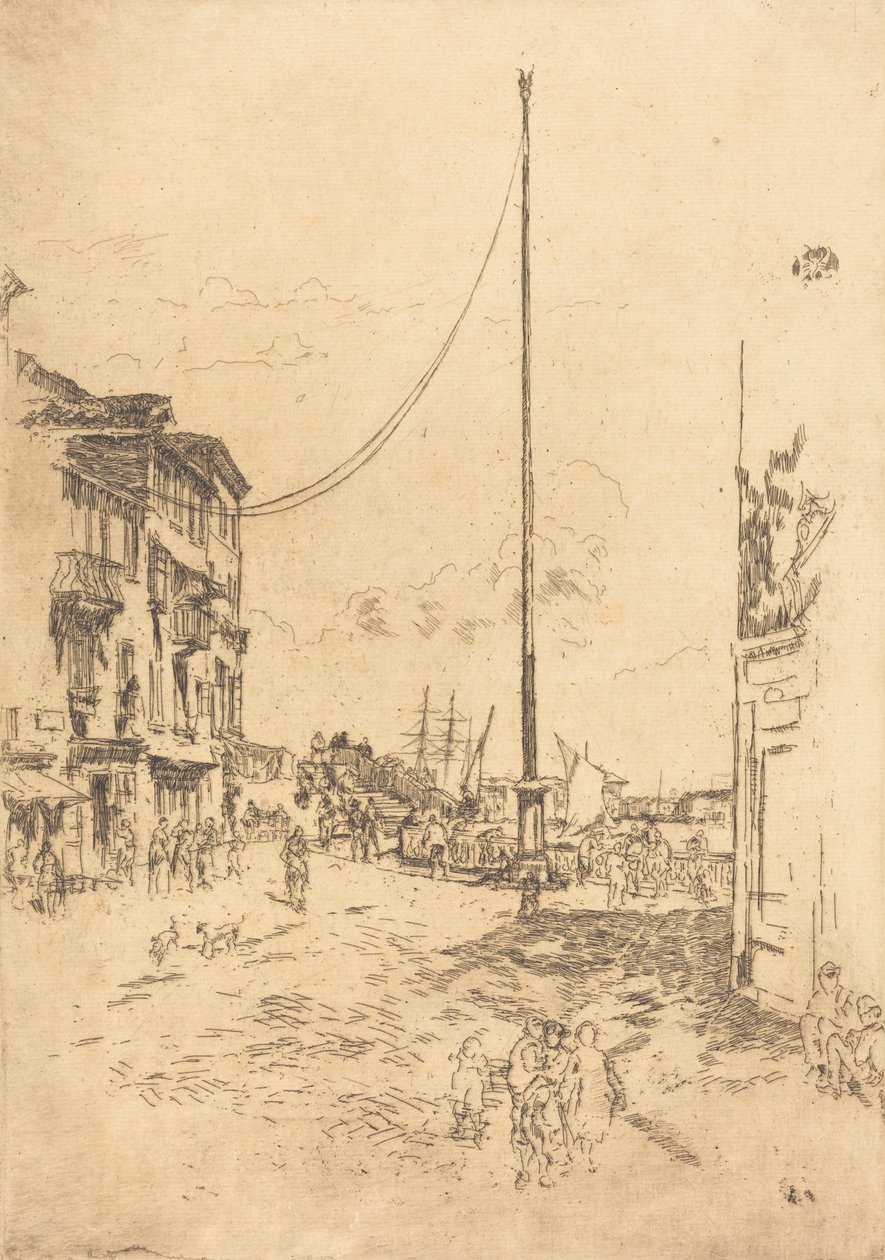 Mały maszt, 1880. autorstwa James Abbott McNeill Whistler
