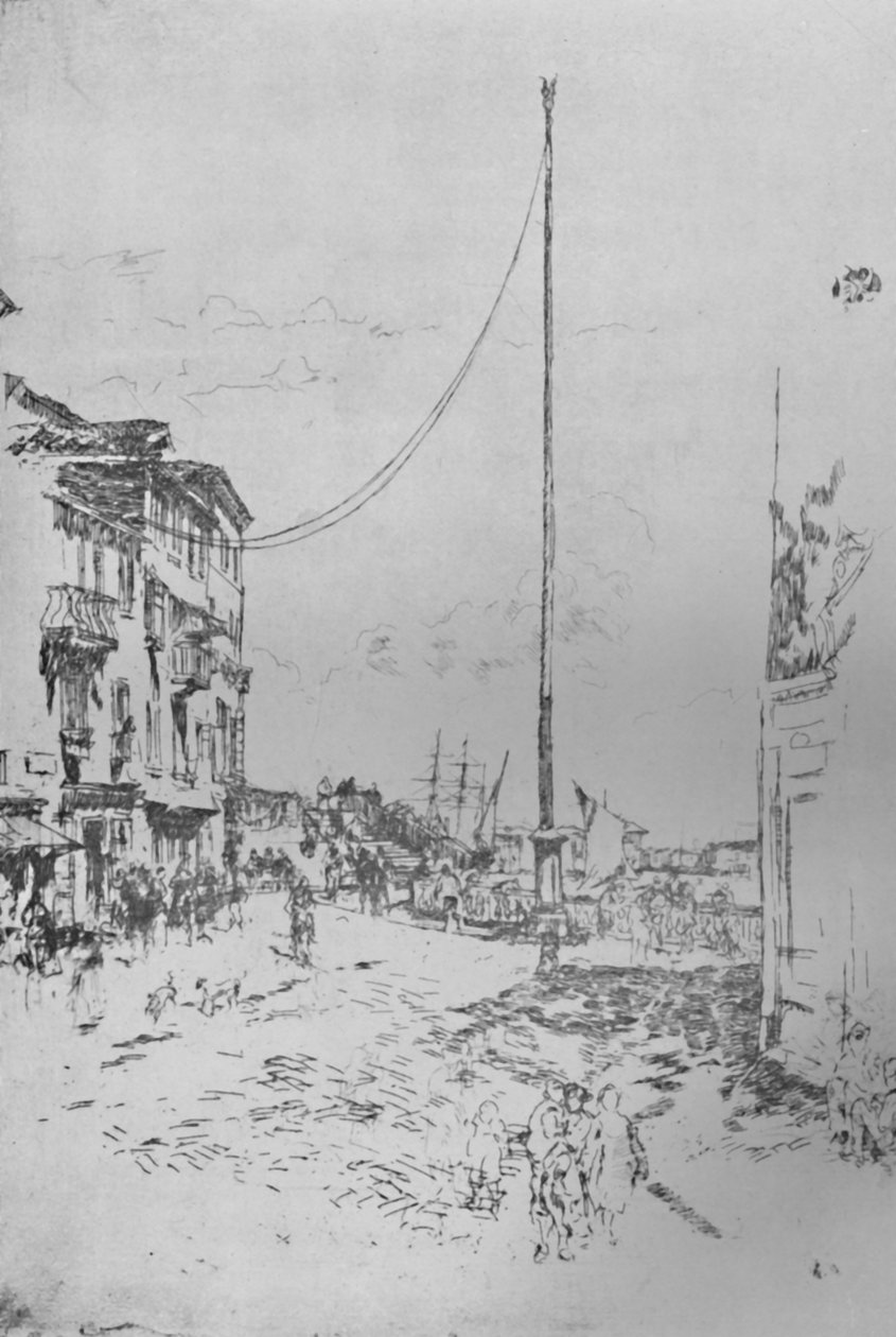 Mały Maszt, ok. 1880, 1925. autorstwa James Abbott McNeill Whistler