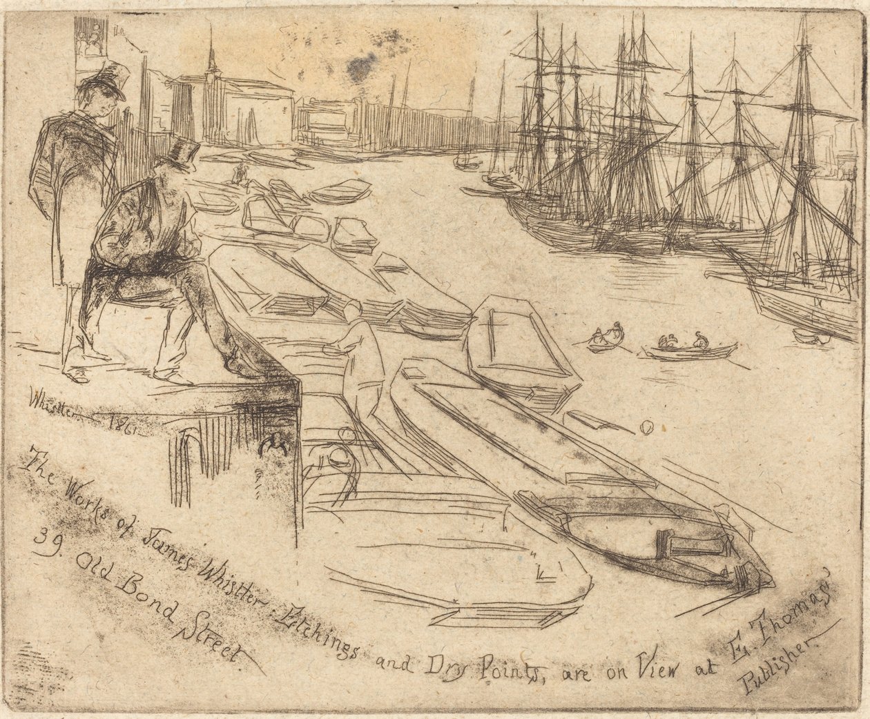 Mały Basen, 1861. autorstwa James Abbott McNeill Whistler