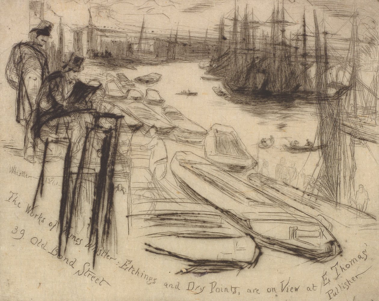 Mały Basen, 1861. autorstwa James Abbott McNeill Whistler