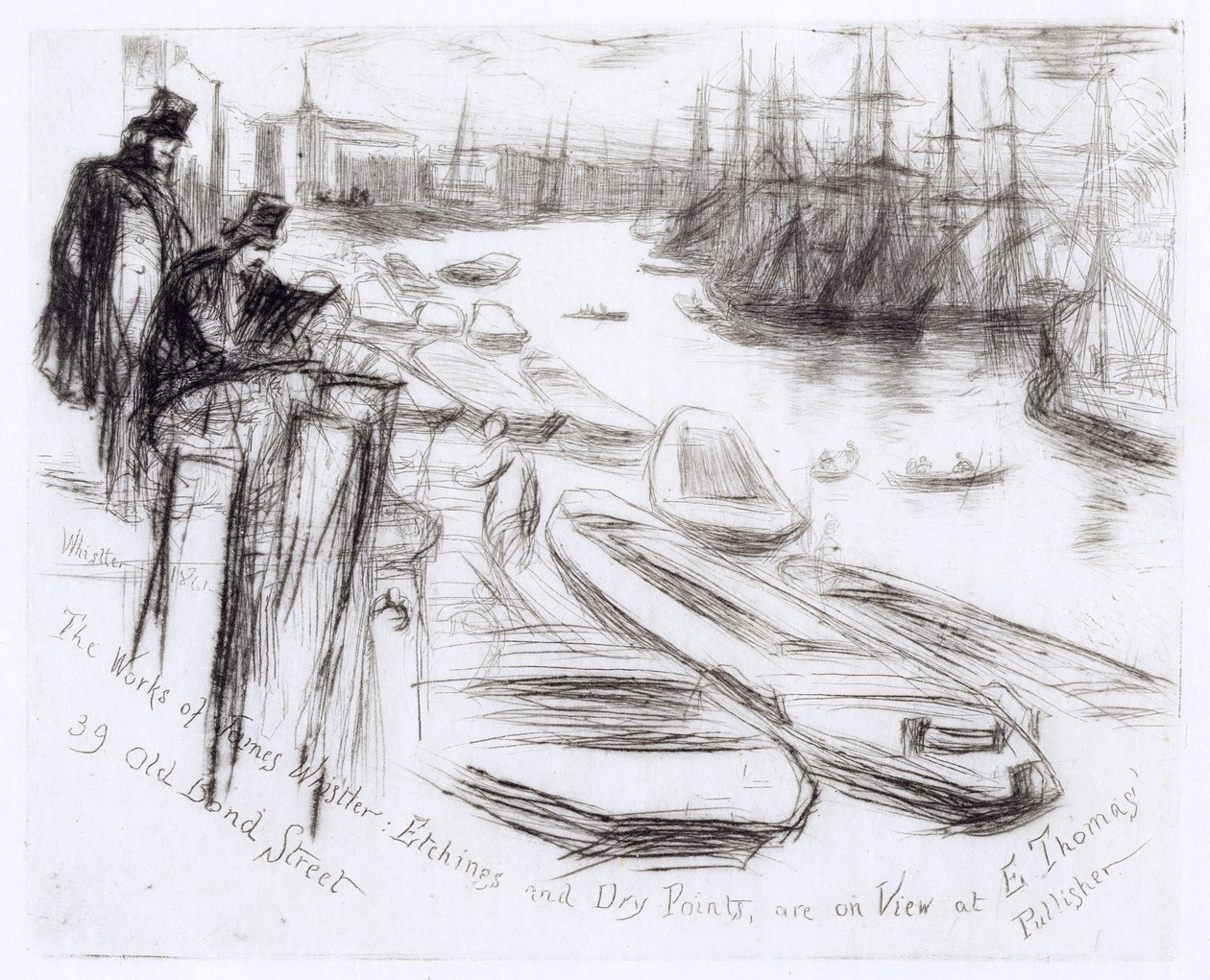 Mały Basen, nr 2 (akwaforta) autorstwa James Abbott McNeill Whistler