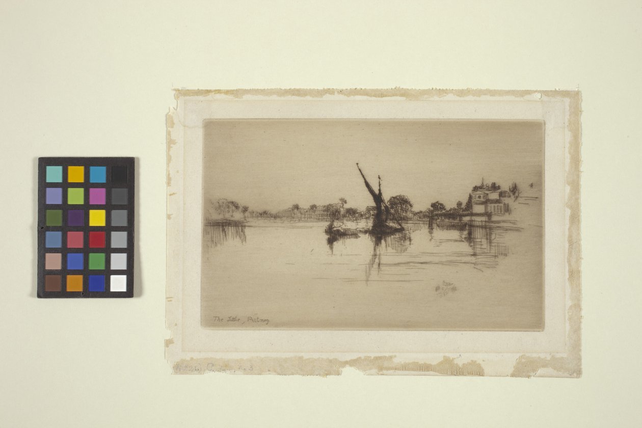Mały Putney, nr 2 (akwaforta) autorstwa James Abbott McNeill Whistler