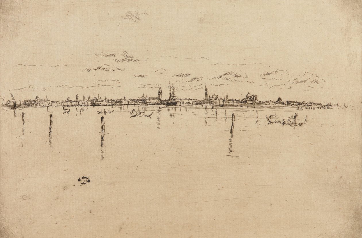 Mała Wenecja, 1879-1880. autorstwa James Abbott McNeill Whistler