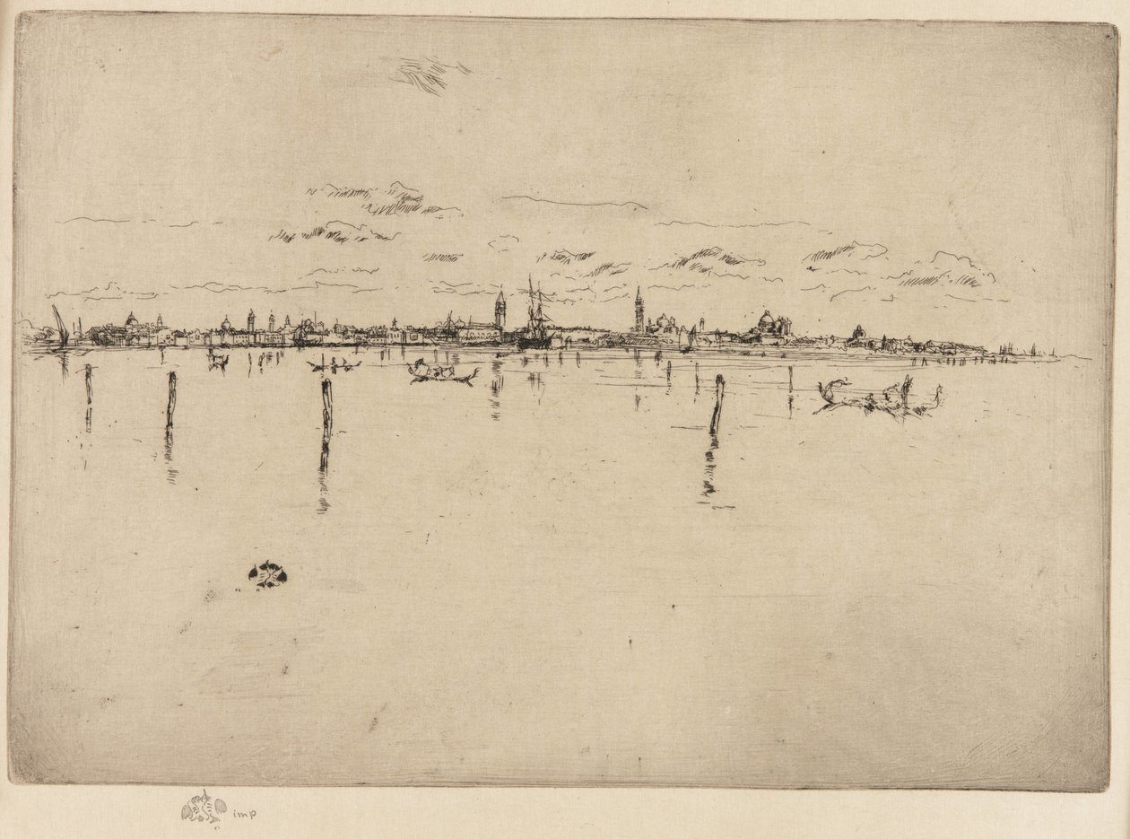 Mała Wenecja, 1879-1880. autorstwa James Abbott McNeill Whistler