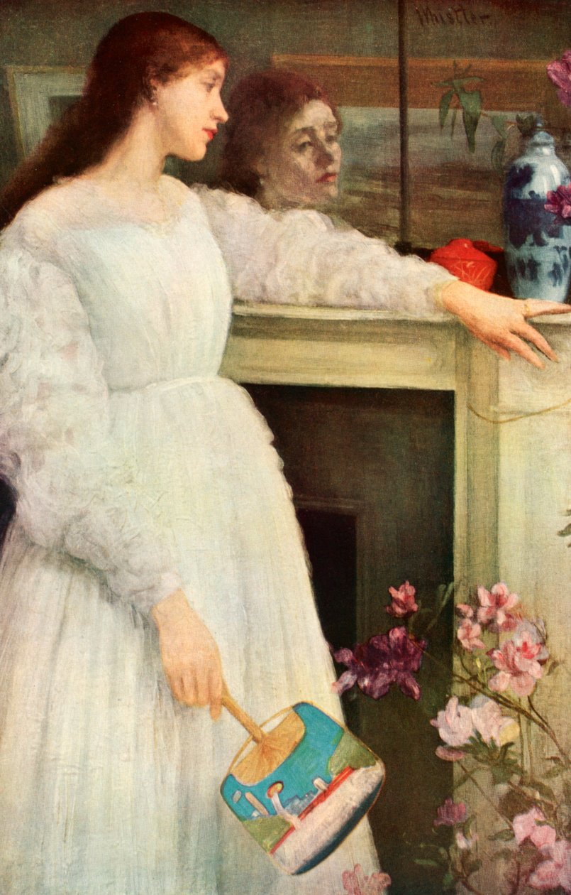 Mała biała dziewczynka, talerz książki autorstwa James Abbott McNeill Whistler