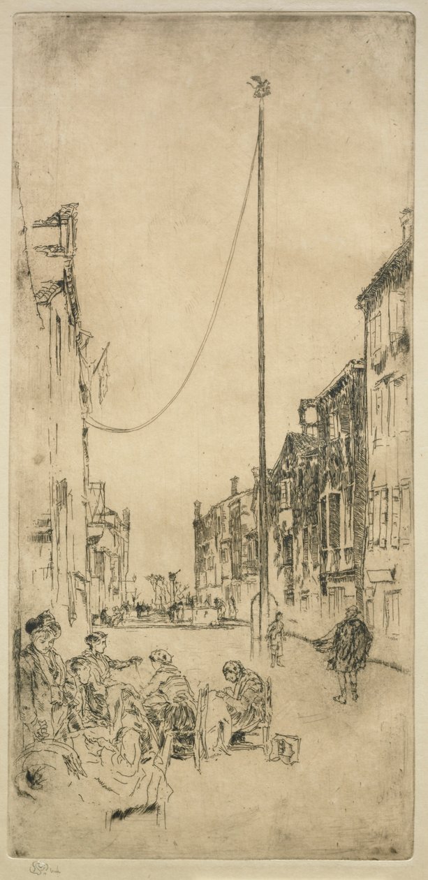 Maszt. autorstwa James Abbott McNeill Whistler