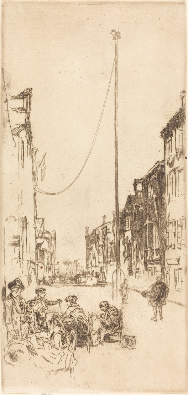 Maszt, 18791880. autorstwa James Abbott McNeill Whistler