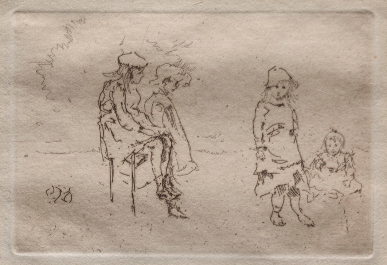 Dzieci Menpów. autorstwa James Abbott McNeill Whistler