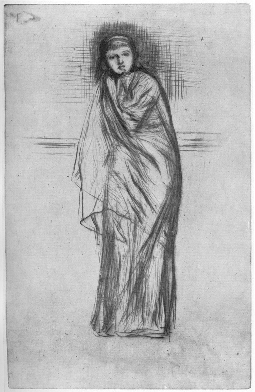 Model odpoczynku, XIX wiek 1904. autorstwa James Abbott McNeill Whistler