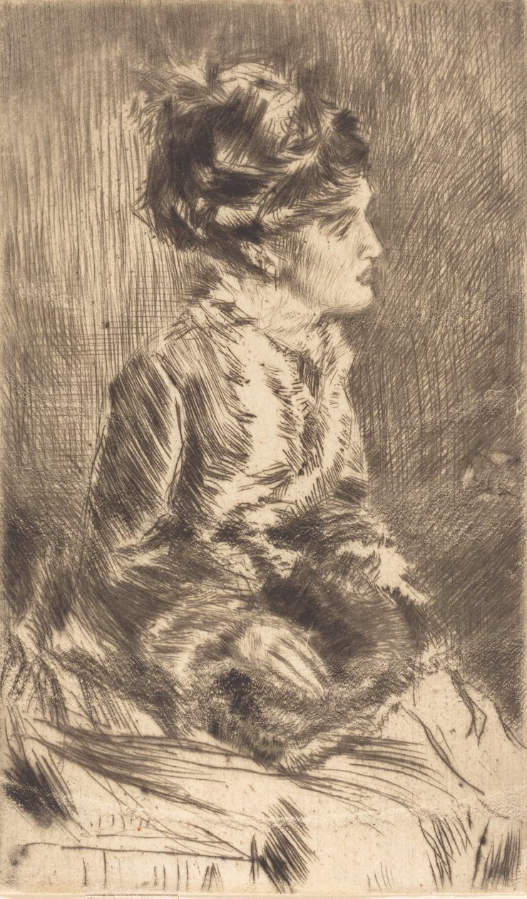 Muff, c. 1873. autorstwa James Abbott McNeill Whistler