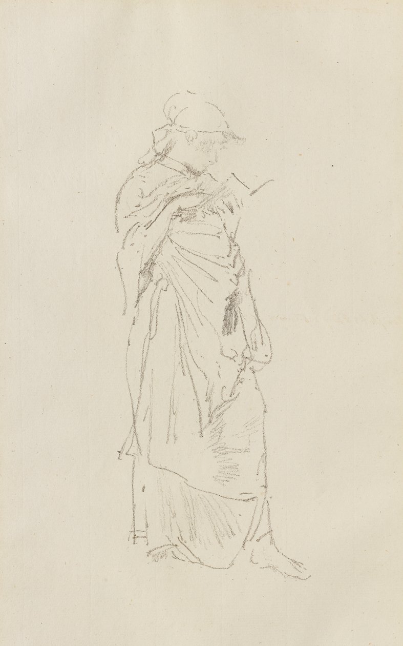 Powieść - Dziewczyna czyta autorstwa James Abbott McNeill Whistler