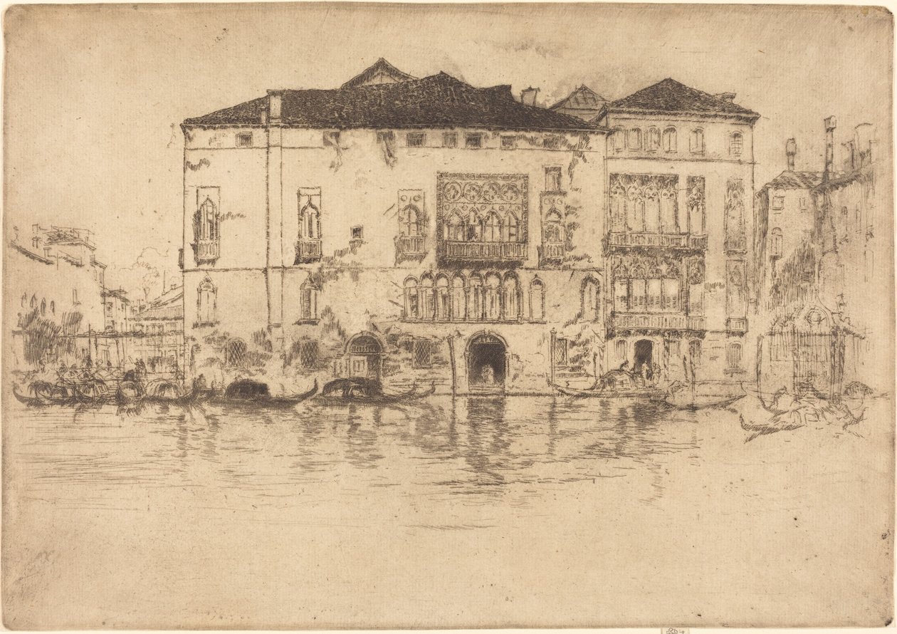 Pałace, 1880. autorstwa James Abbott McNeill Whistler