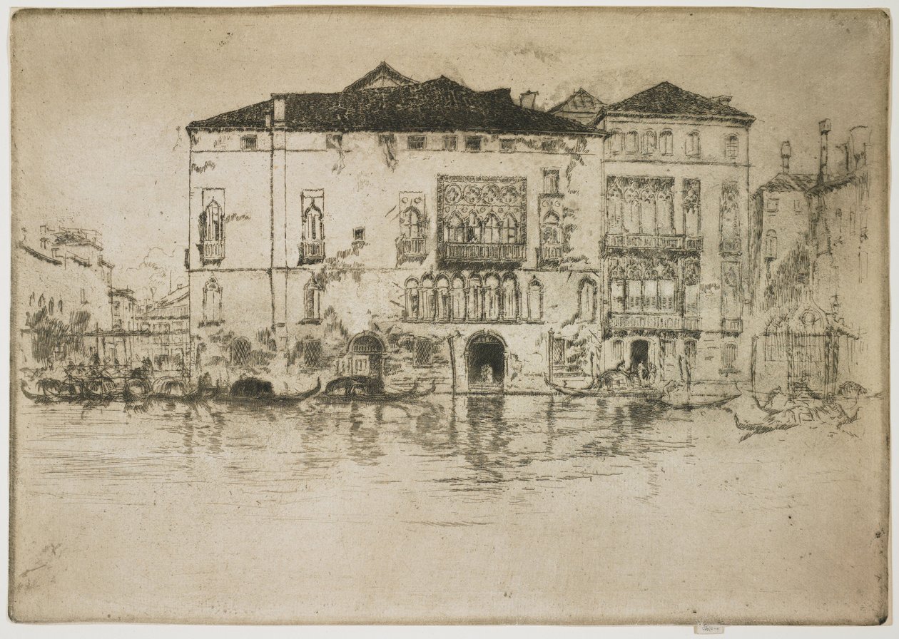 Pałace z pierwszego cyklu weneckiego autorstwa James Abbott McNeill Whistler
