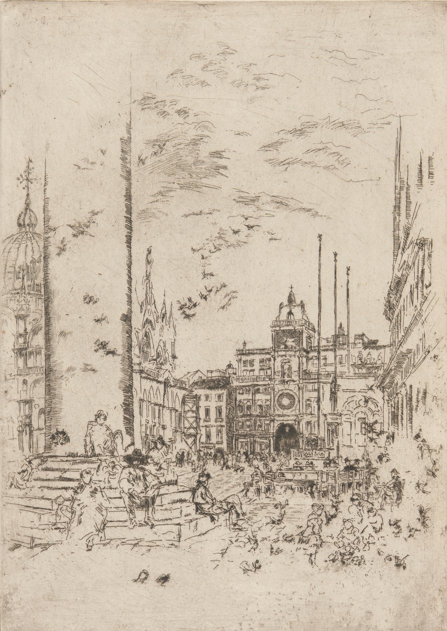 Piazzetta, 1879-1880. autorstwa James Abbott McNeill Whistler
