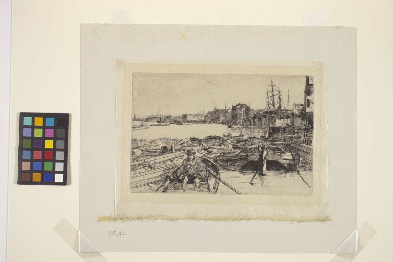 Basen (akwaforta) autorstwa James Abbott McNeill Whistler