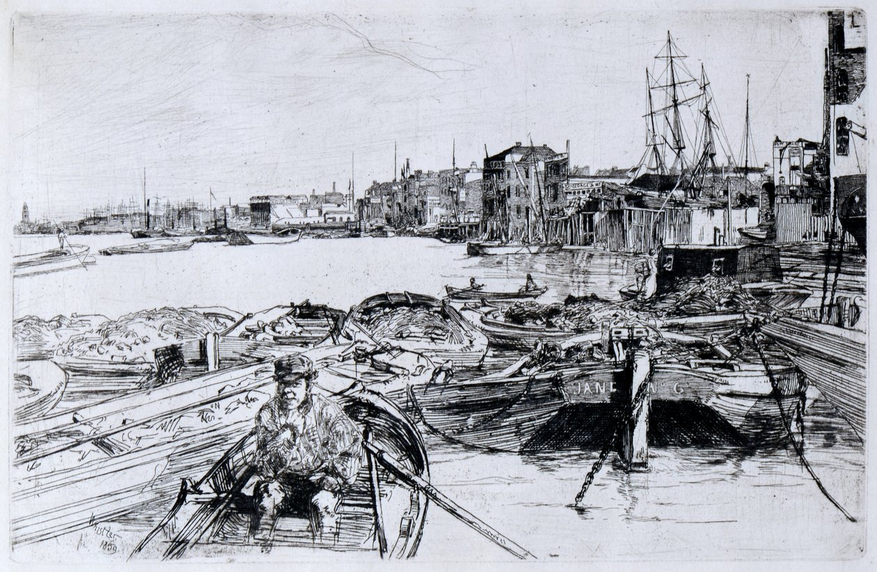 Basen autorstwa James Abbott McNeill Whistler