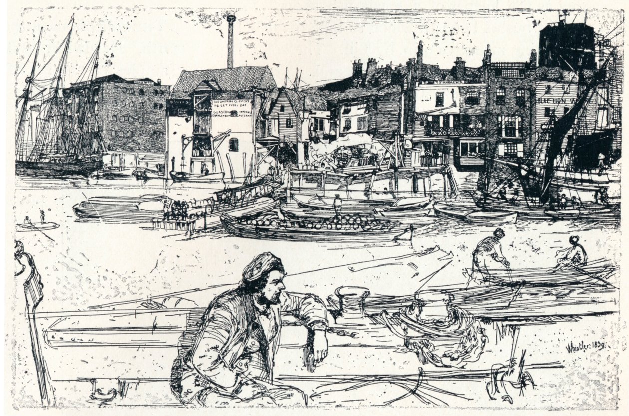 Pula Londynu, 1859, 1904 autorstwa James Abbott McNeill Whistler