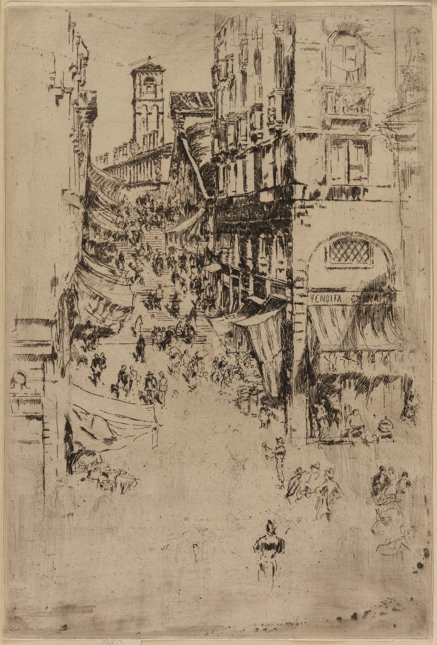 Rialto, 1879-1880. autorstwa James Abbott McNeill Whistler
