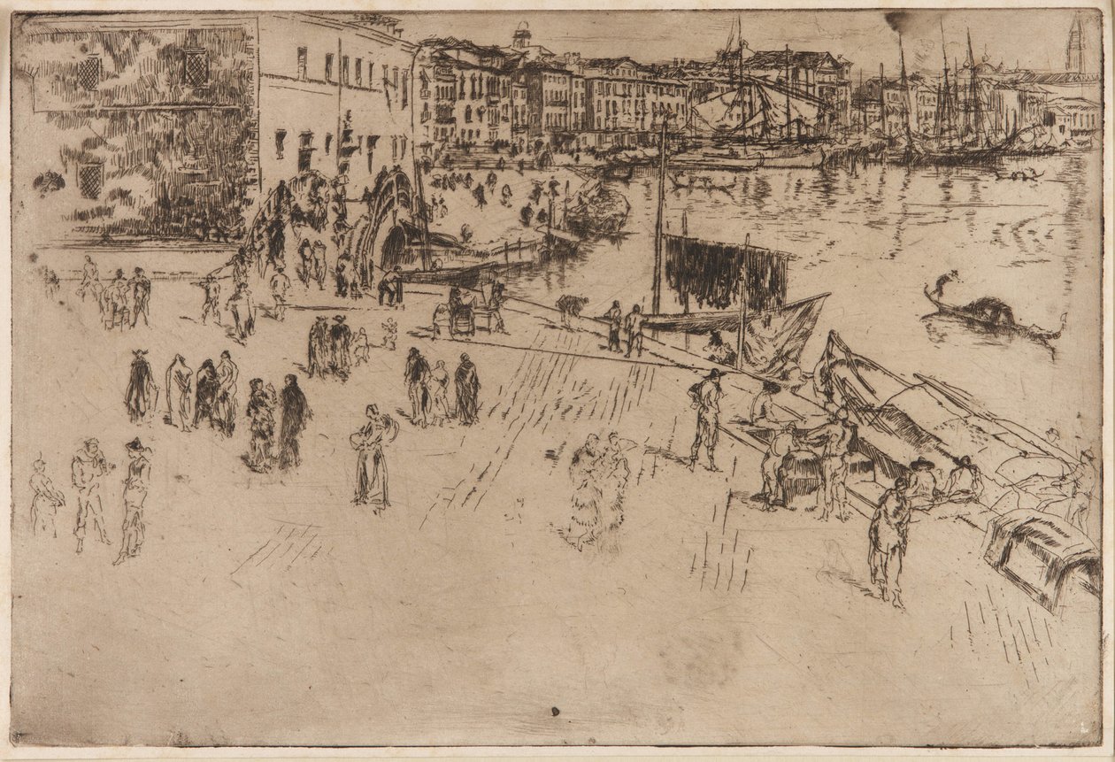 Riva, 1879-1880. autorstwa James Abbott McNeill Whistler
