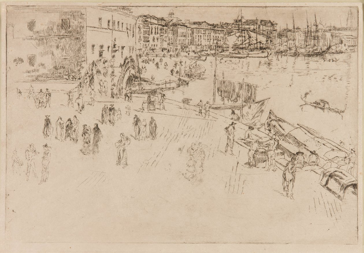 Riva, 1879-1880. autorstwa James Abbott McNeill Whistler
