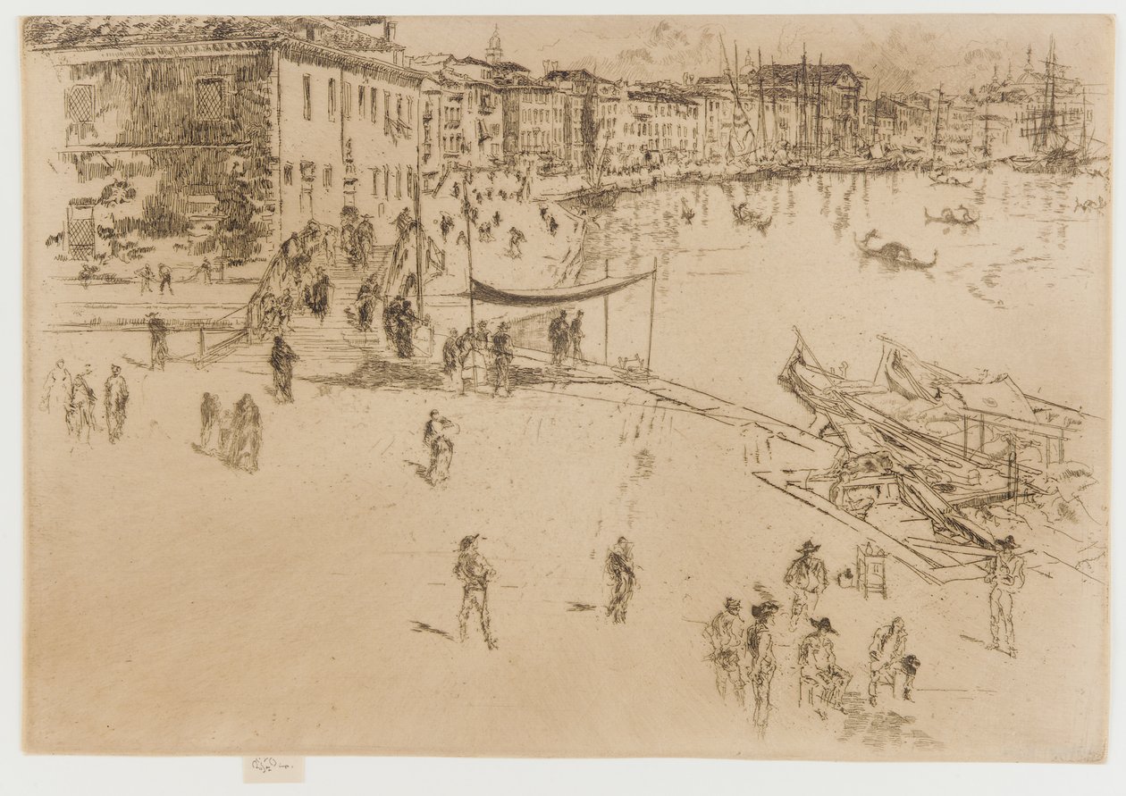 Riva, nr 2, 1879-1880. autorstwa James Abbott McNeill Whistler