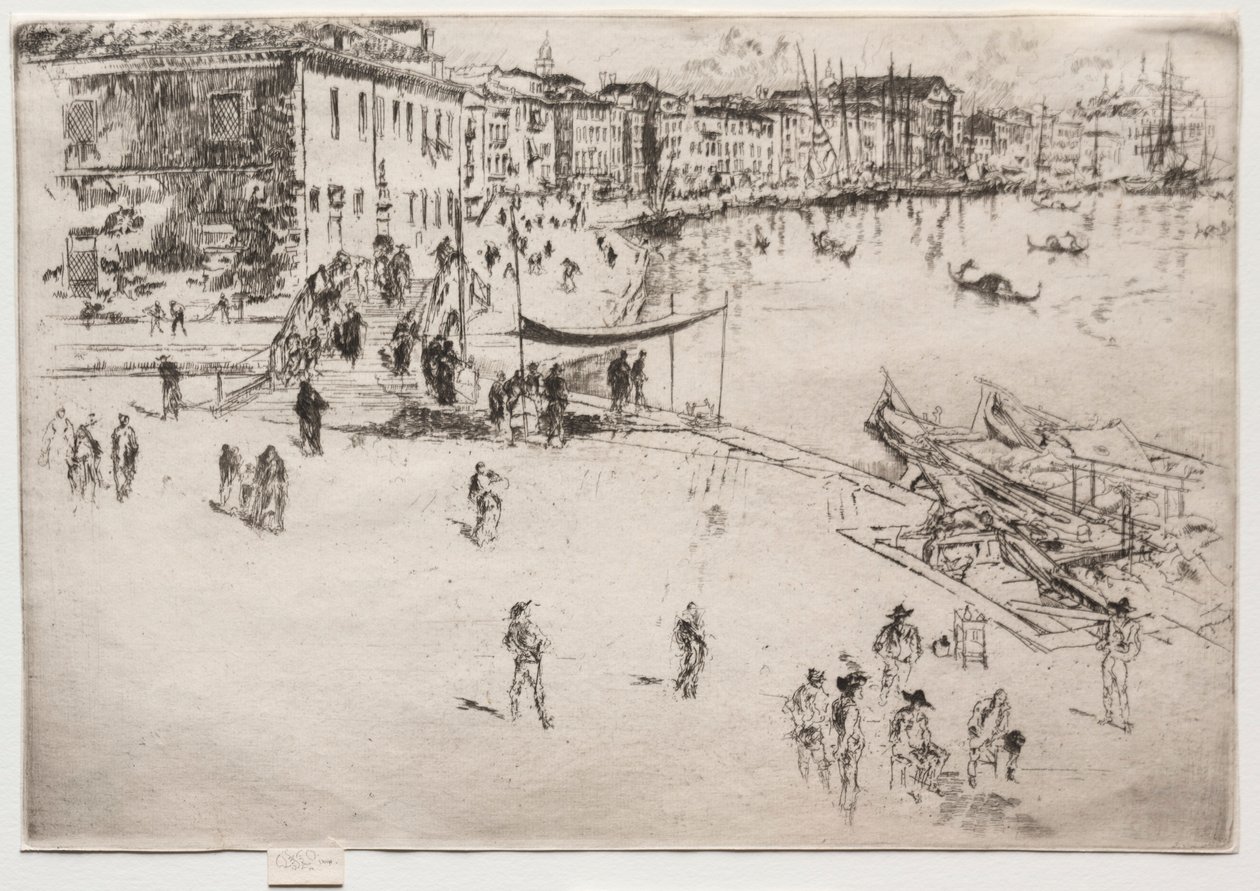 Riva, nr 2, 1886. autorstwa James Abbott McNeill Whistler