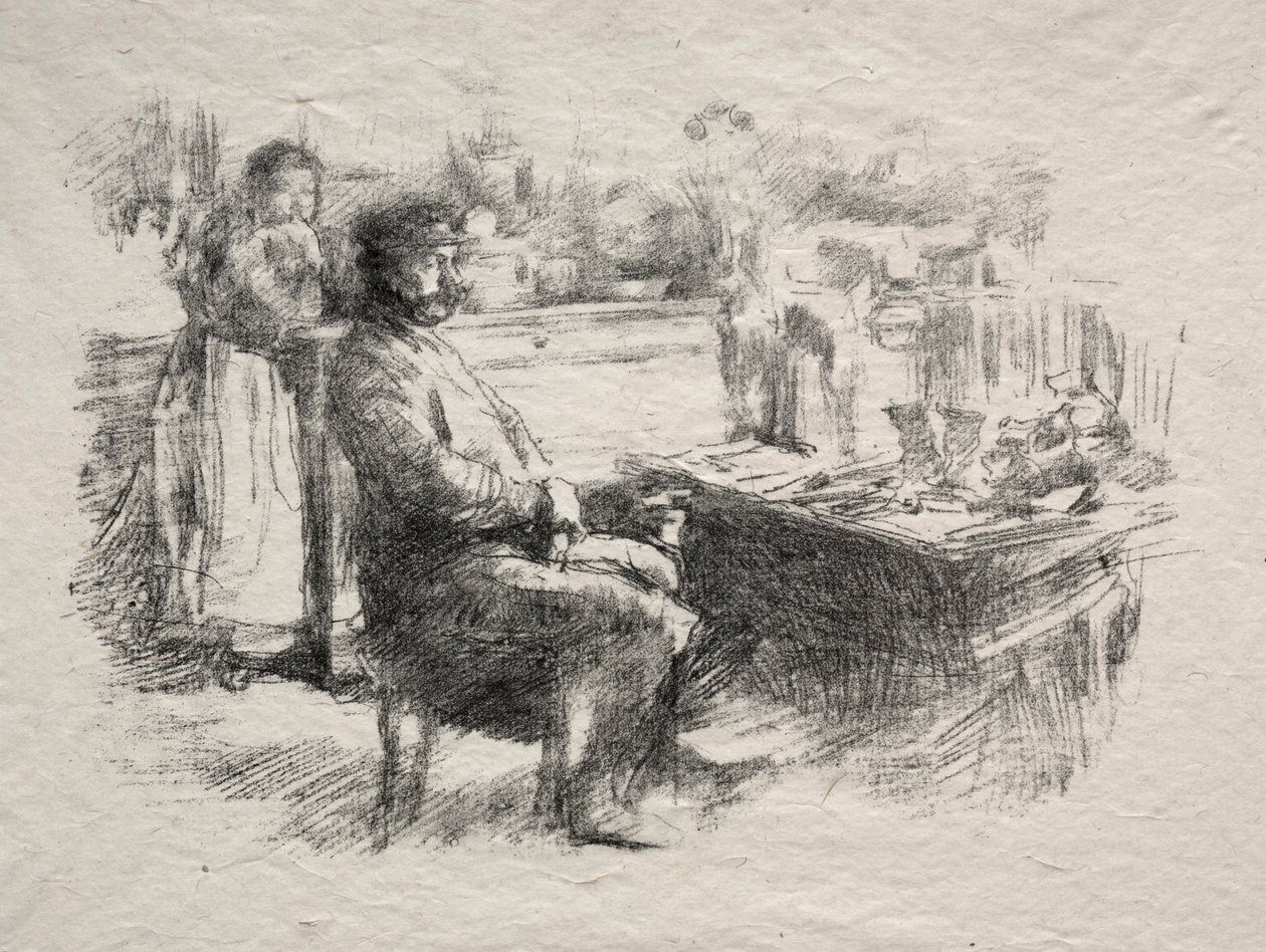Szewc. autorstwa James Abbott McNeill Whistler