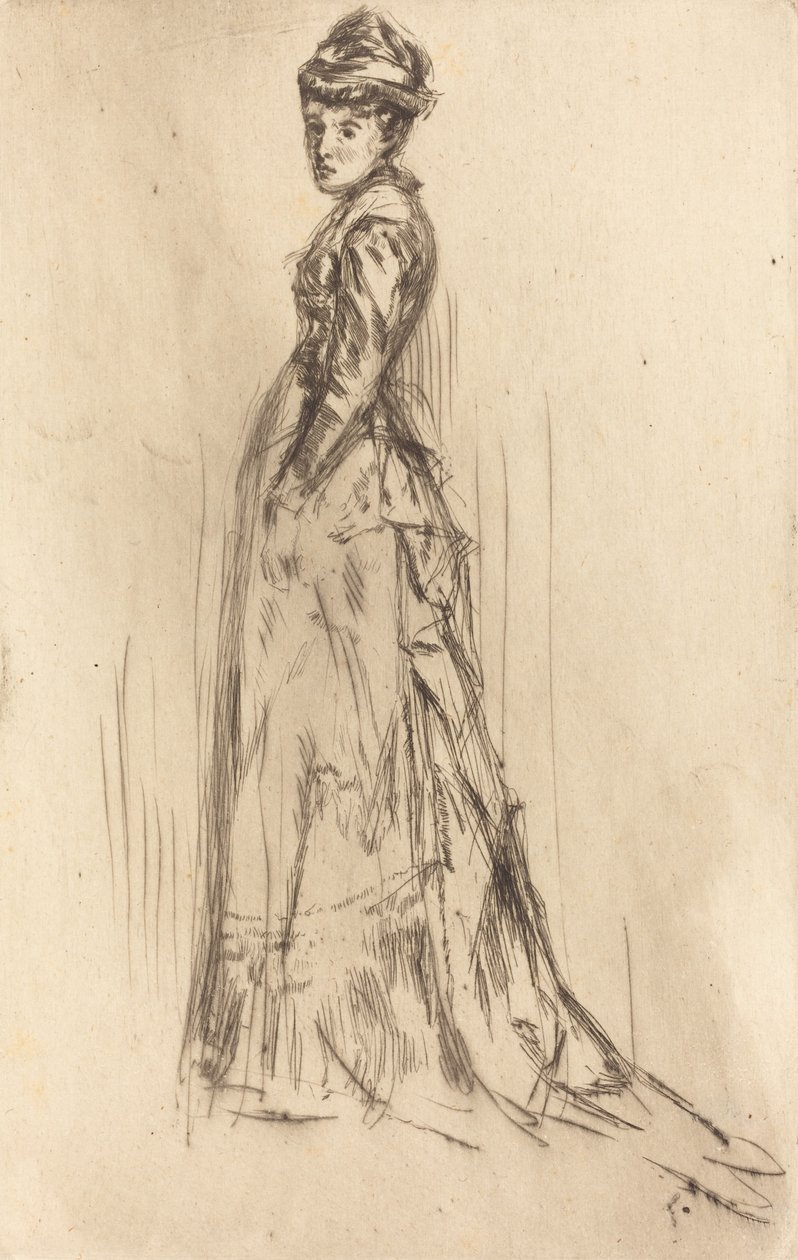 Jedwabna suknia, ok. 1930 r. 1873. autorstwa James Abbott McNeill Whistler