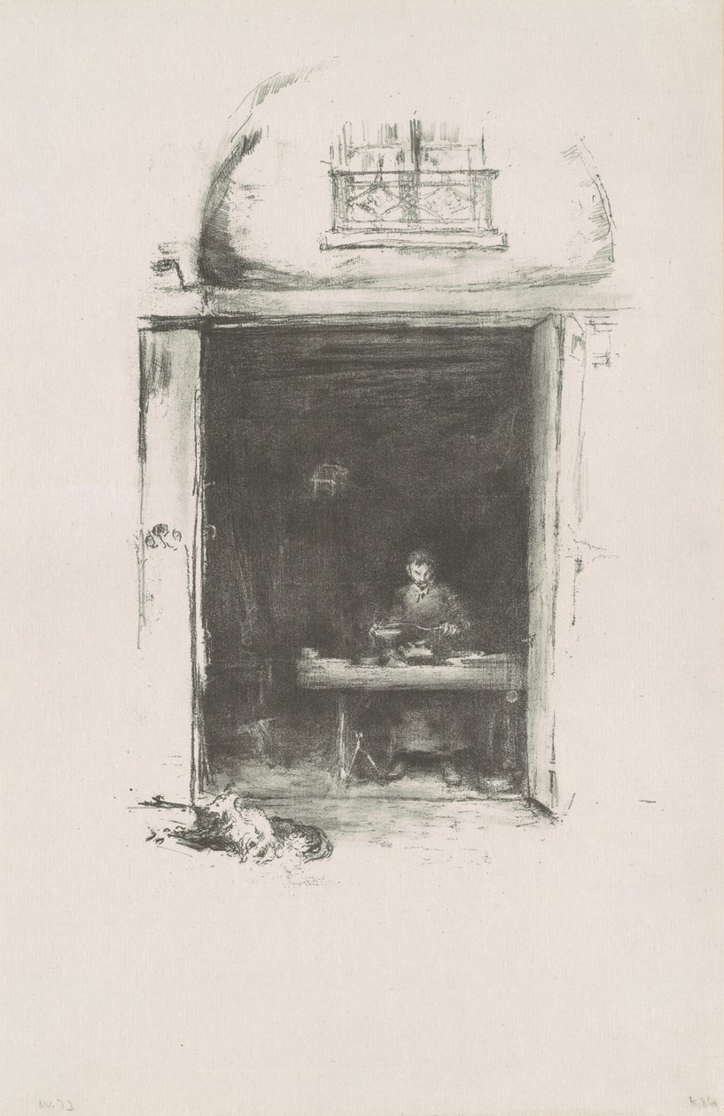 Kowal, Passage du Dragon, 1894. autorstwa James Abbott McNeill Whistler
