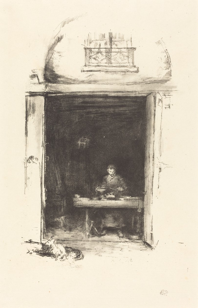 Kowal, Passage du Dragon, 1894. autorstwa James Abbott McNeill Whistler