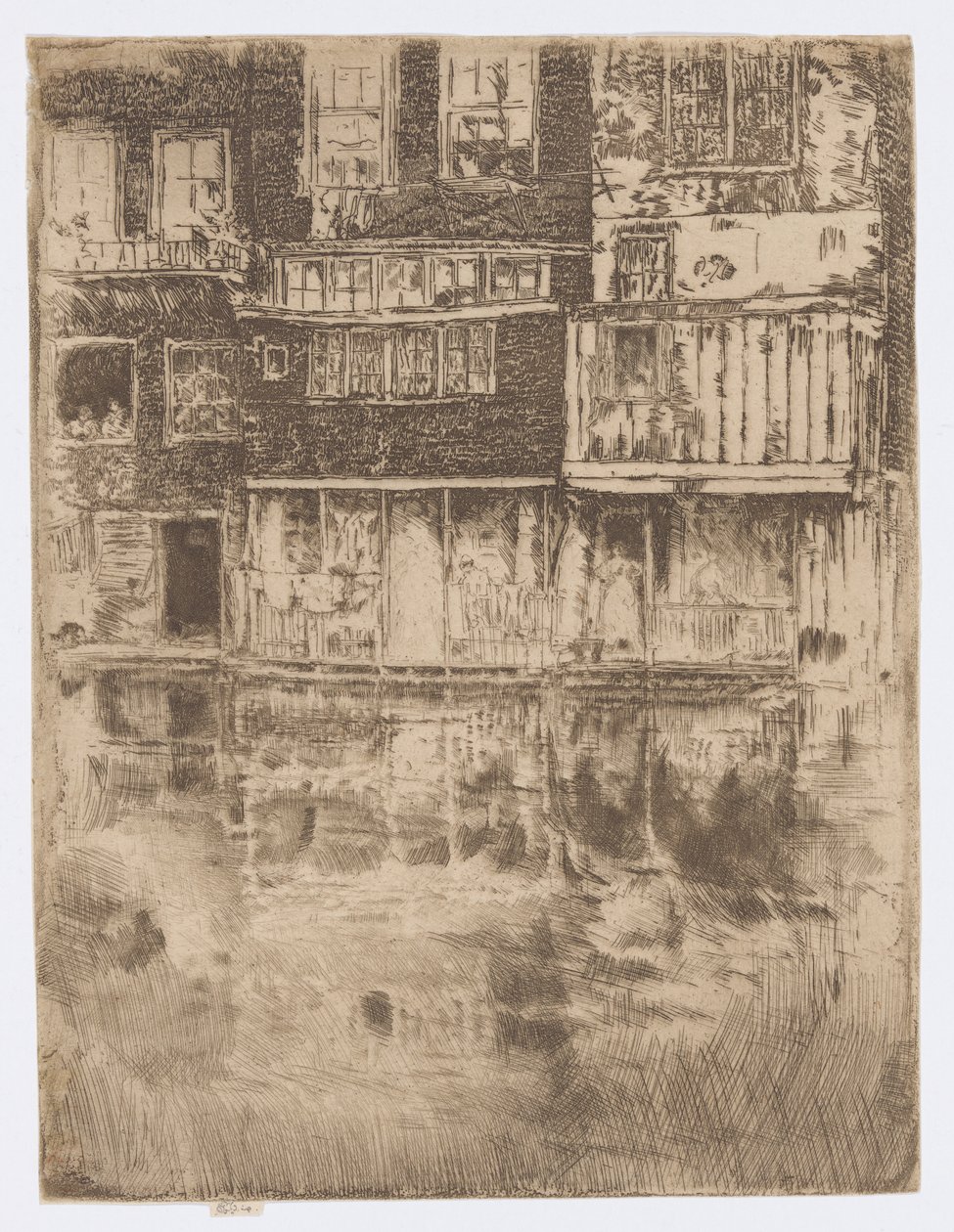 The Square House, Amsterdam autorstwa James Abbott McNeill Whistler