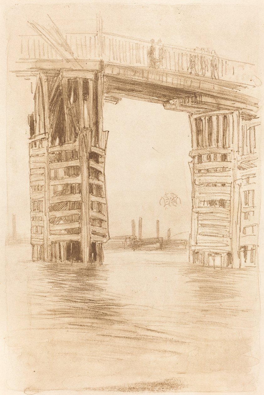 Wysoki most, 1878. autorstwa James Abbott McNeill Whistler
