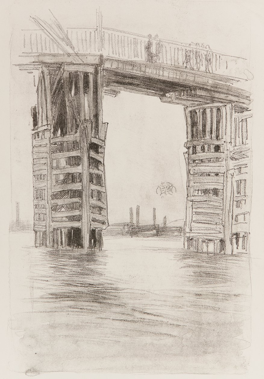 Wysoki most, 1878. autorstwa James Abbott McNeill Whistler