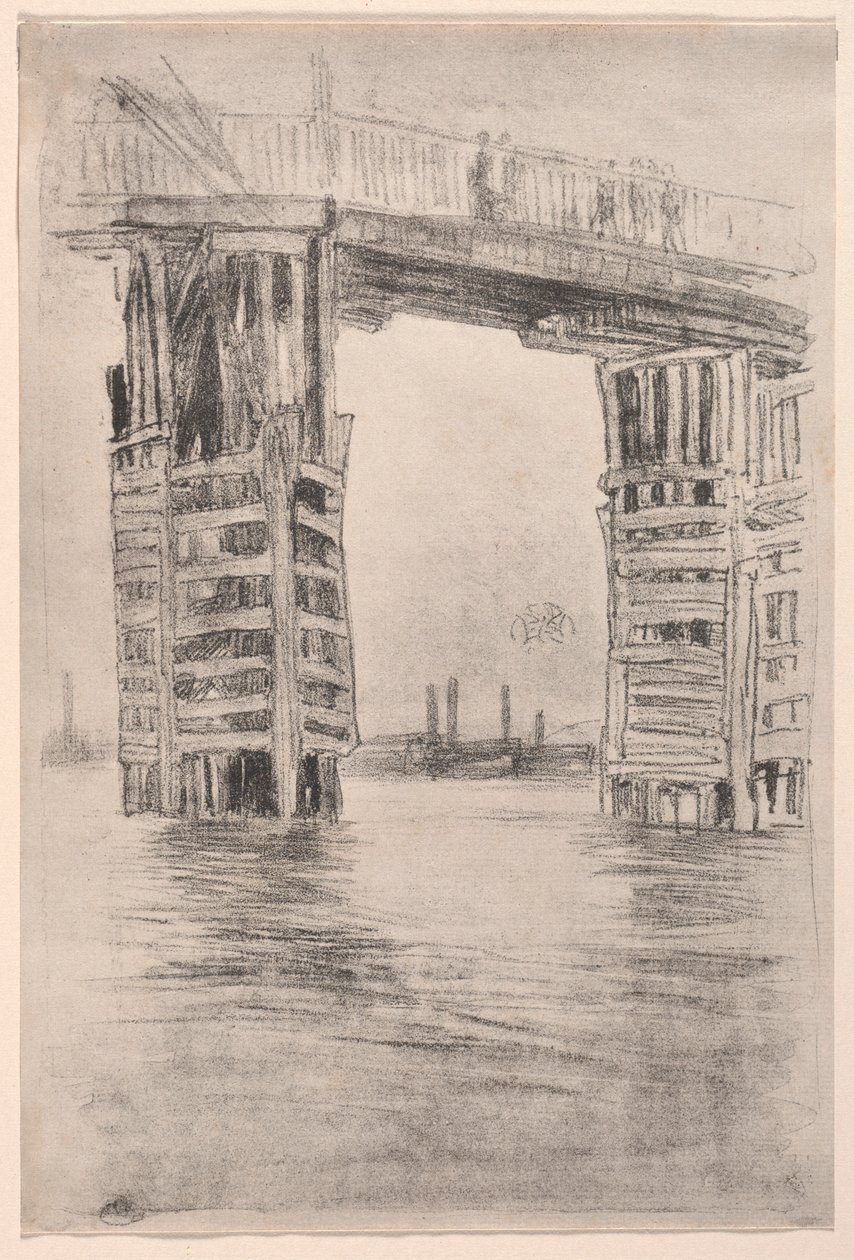 Wysoki most, 1878. autorstwa James Abbott McNeill Whistler