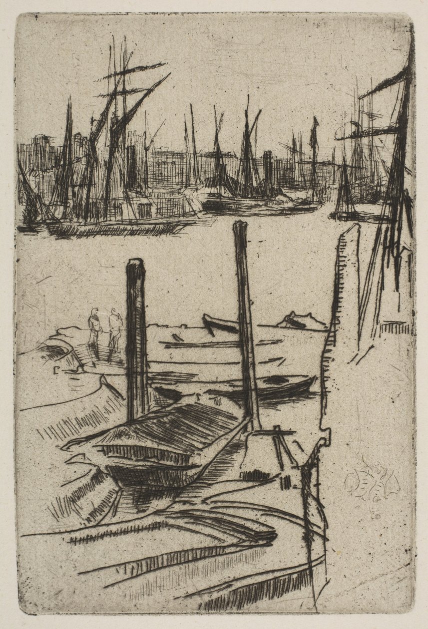 Mały Basen, [1879]. autorstwa James Abbott McNeill Whistler