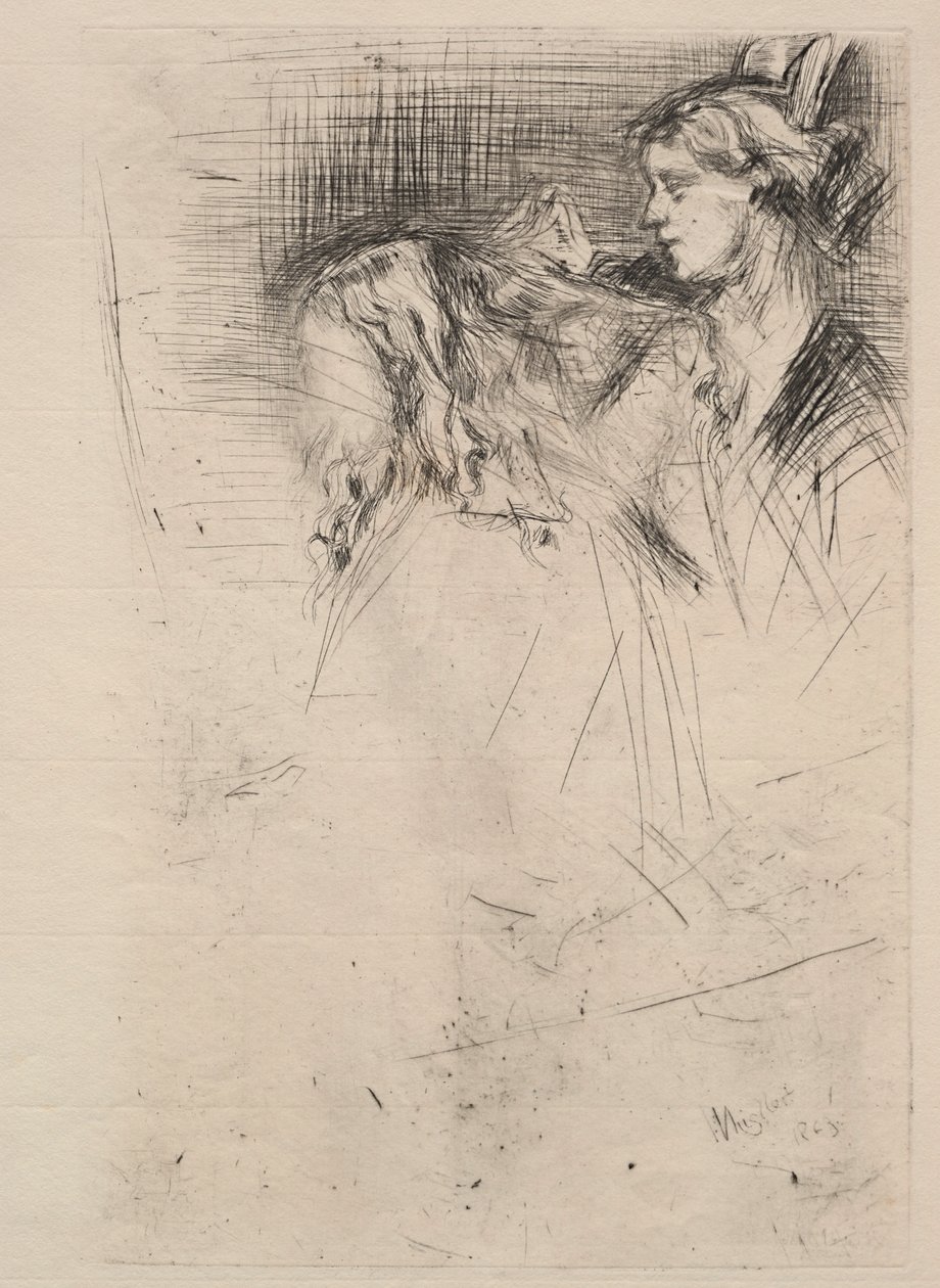 Toaleta, 1863. autorstwa James Abbott McNeill Whistler